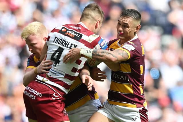 Iain Thornley won two Challenge Cups across two stints with Wigan Warriors