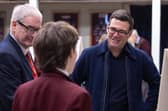 Greater Manchester Mayor, Andy Burnham visited Byrchall High School to unveil a new foundation stone