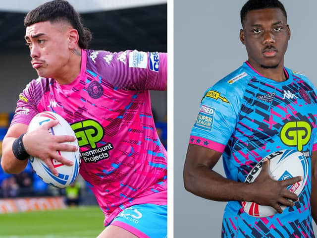Tiaki Chan and Sam Eseh have headed out to Hull FC and Castleford Tigers on short-term loans