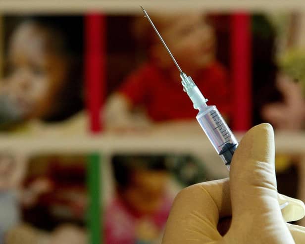 Greater Manchester is more than 10 per cent below target for child vaccination against measles