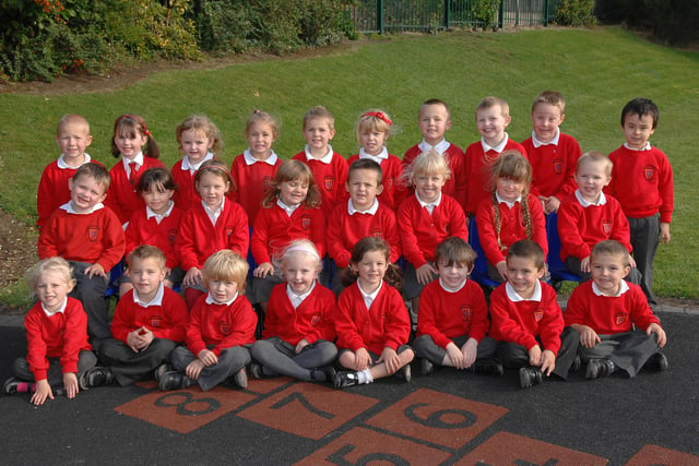 Sacred Heart RC Primary, Springfield, Mrs Stirrup and Mr Telford's class.