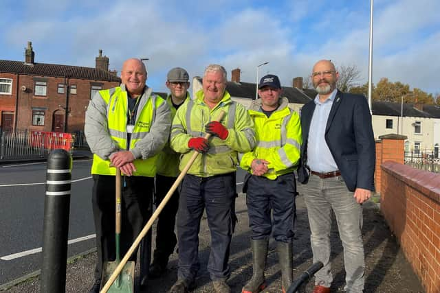 Weeds Wipe Out crew, and Councillor Paul Prescott.