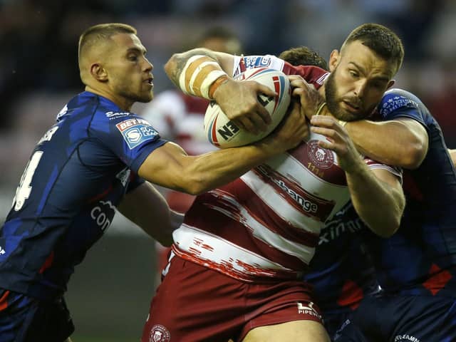 Kaide Ellis is part of the Wigan Warriors squad to take on Salford Red Devils