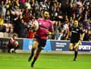 Bevan French claimed a hat-trick in Wigan's victory over Toulouse
