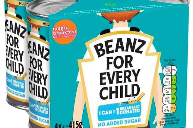 The limited edition Heinz Beanz cans will be for sale individually and in multipacks