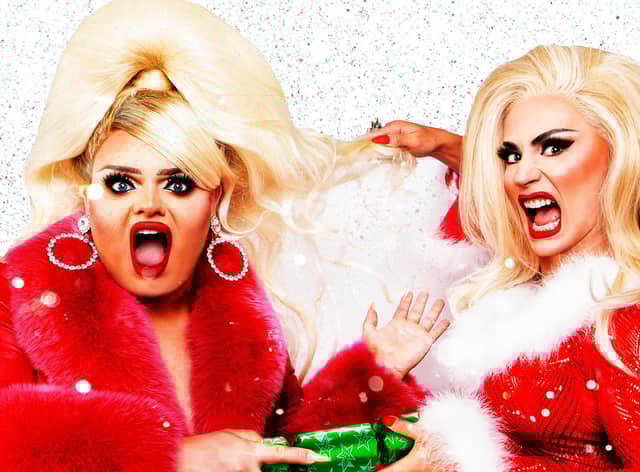 Ella Vaday and Kitty Scott-Claus