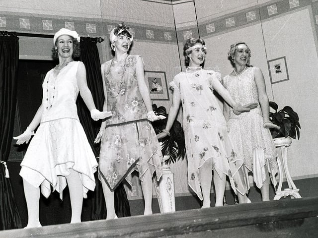 Members of Wigan Little Theatre performed The Boyfriend in 1986