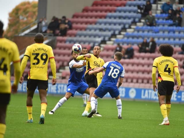 Graeme Shinnie in action against Watford
