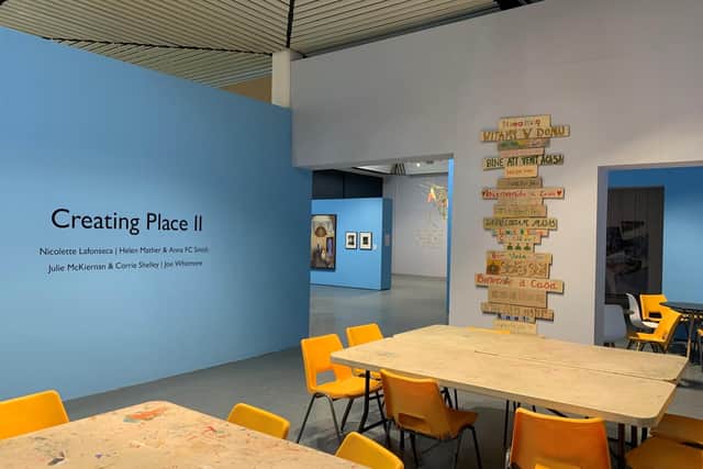 The exhibition celebrates local people and places