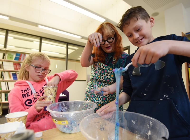 Mixing up the slime