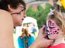 Children will be able to get their faces painted