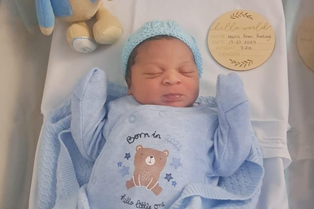 Baby Harris Brian Awoluyi, born 19th March.