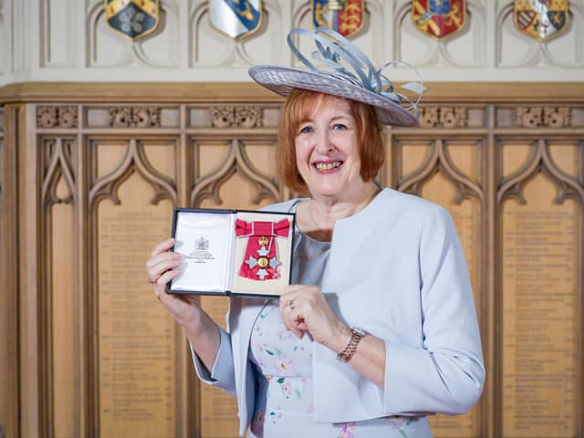 Makerfield MP Yvonne Fovargue with her CBE