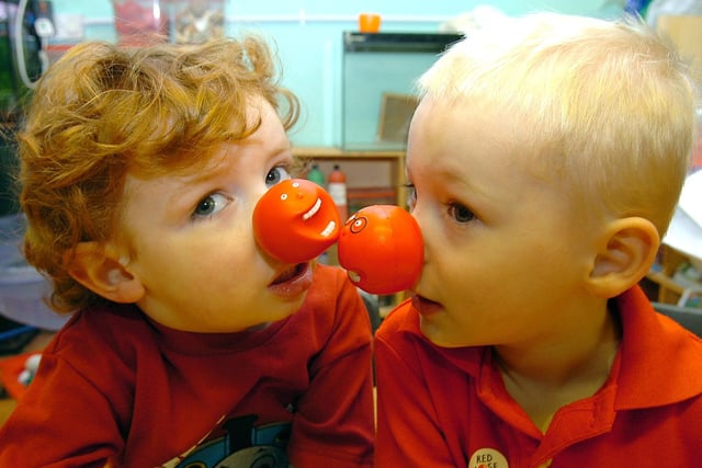 Walkden Reds Nostalgia: Red Nose Day celebrated in Wigan through the years