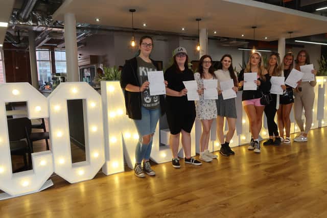 Wigan and Leigh College T-level students celebrate