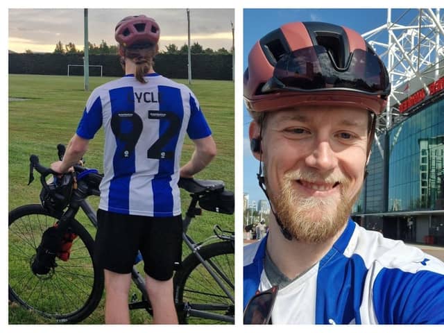 Latics fan Matt Jopson is getting on his bike to raise money for charity