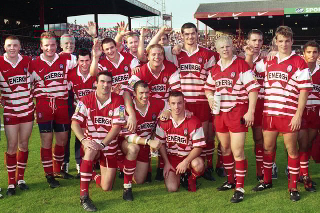 The last Wigan team to play at Central Park in 1999.