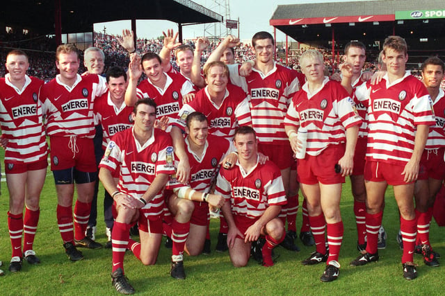 The last Wigan team to play at Central Park in 1999.
