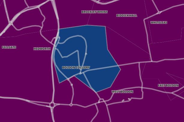 In the seven days up to February 9, Boldon Colliery recorded a case rate of 304.6 per 100,000 people. A total of 18 cases were recorded - a drop of 67.9% than the previous week.