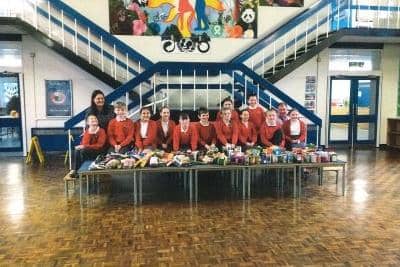 Billinge Chapel End Primary School thanked the community for donations