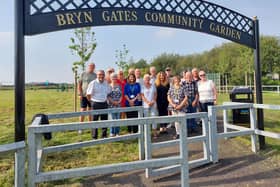 Coun Chris Ready (front left) with local councillors and members of Bamfurlong Neighbourhood Group