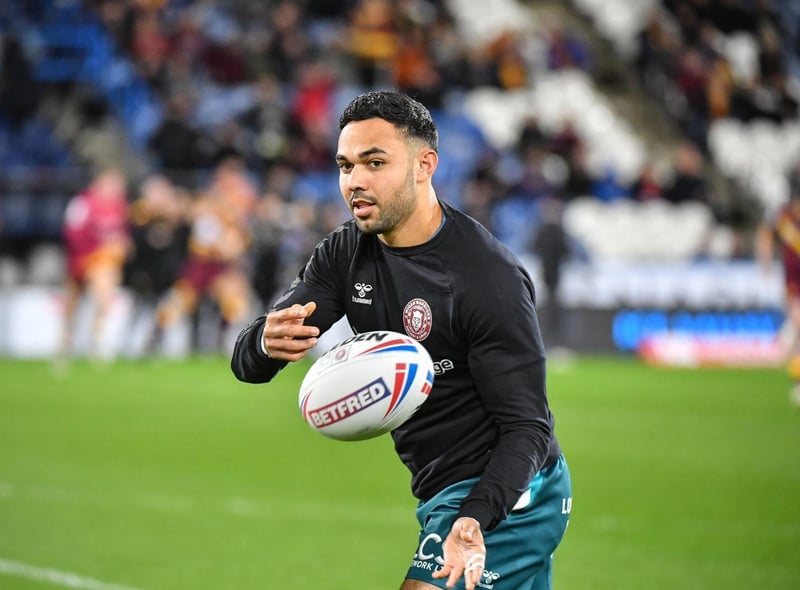 Bevan French in the warm-up ahead of the Huddersfield game.