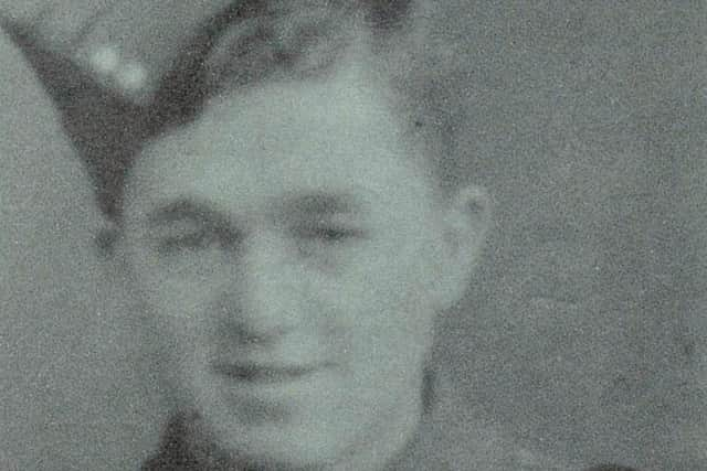 Harry Cullen aged 19, his first leave in 1942