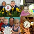 Clocks forward reminders from young Wigan pupils over the years