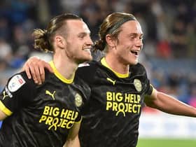 Will Keane celebrates his opener with Thelo Aasgaard