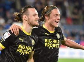Will Keane celebrates his opener with Thelo Aasgaard