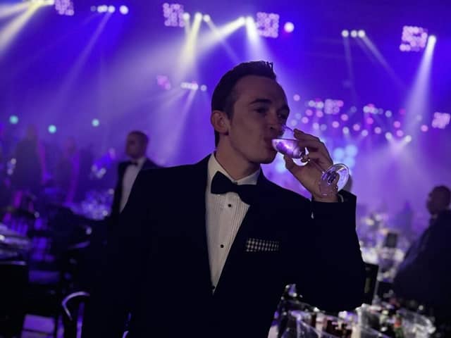 Luke Marsden at an awards ceremony