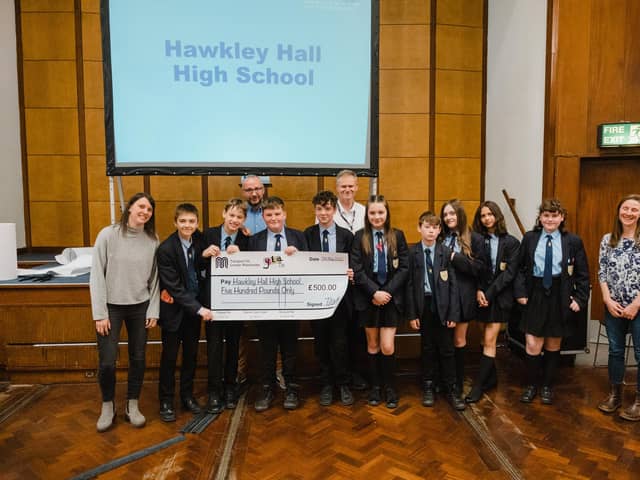Students at Hawkley Hall High School