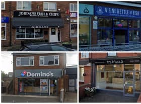 The takeaways, chippies and sandwich shops with a 5 star hygiene rating