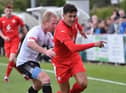 Jamie McGrath in action at Bamber Bridge