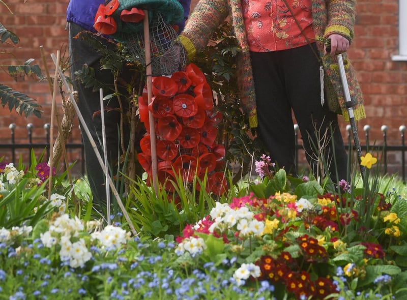 A group of residents have created a community garden in their alleyway called Strawberry Gardens. Pictured are Julie Brierley and Angela Ogden.