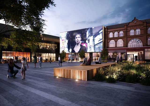 An impression of part of the redevelopment plans for The Galleries