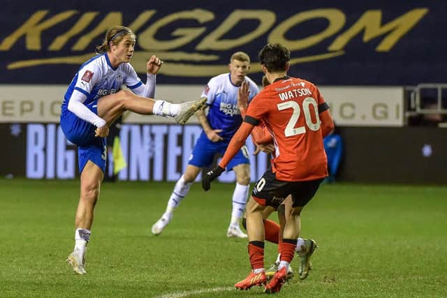 Thelo Aasgaard scored another blinding goal for Latics in midweek against Luton