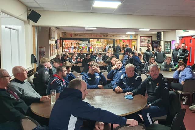 A crowd of referees turned up for the meeting
