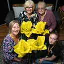 Maureen Holcroft, Mary Grindley, Jean Hodgson and Katie Wilkes look forward to Daffodils Dreams' summer ball