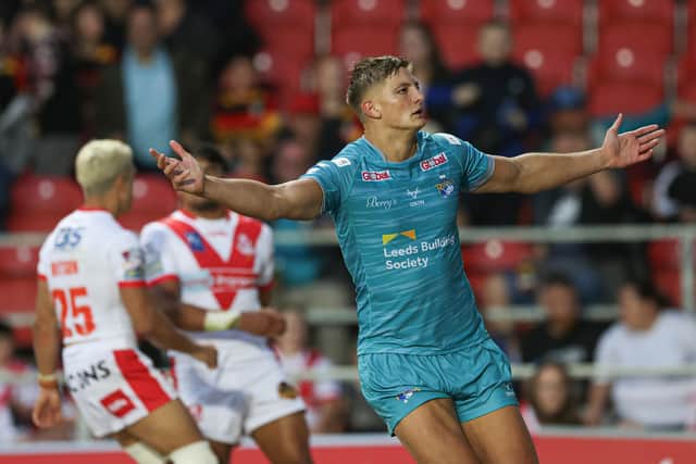 Sam Walters scored in Leeds Rhinos' defeat to St Helens
