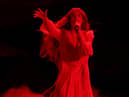 Florence Welch, lead singer of the band of Florence + the Machine