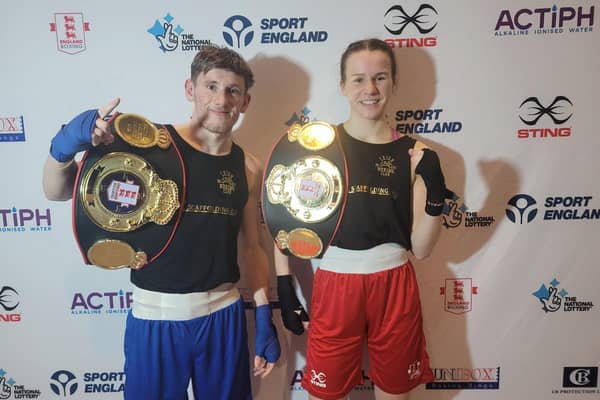 Will Hewitt and Ella Thompstone were recently crowned England Boxing Senior Elite National champions