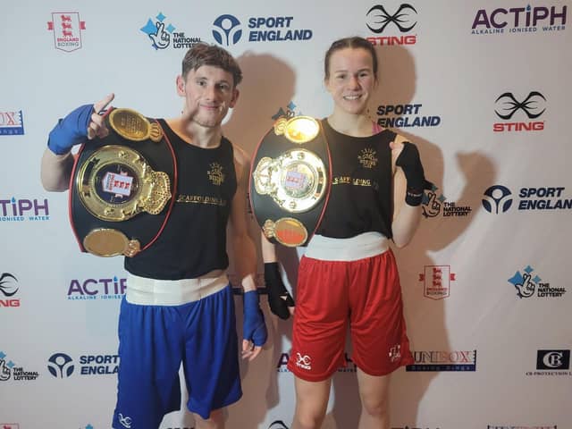 Will Hewitt and Ella Thompstone were recently crowned England Boxing Senior Elite National champions