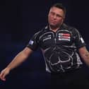 Gerwyn Price was not best pleased as the PDC returned to Wigan on Monday