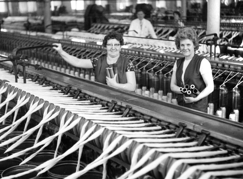 Eckersleys Mill, Swan Meadow Road, Wigan, still in full production in 1967. The cotton mill finally closed down in the early 1970s.