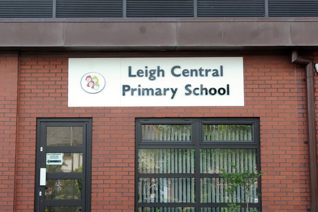 Leigh Central Primary School is over capacity by 6.7 per cent. The school has an extra 14 pupils on its roll.
