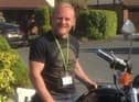 Coun Anthony Sykes on his beloved Harley