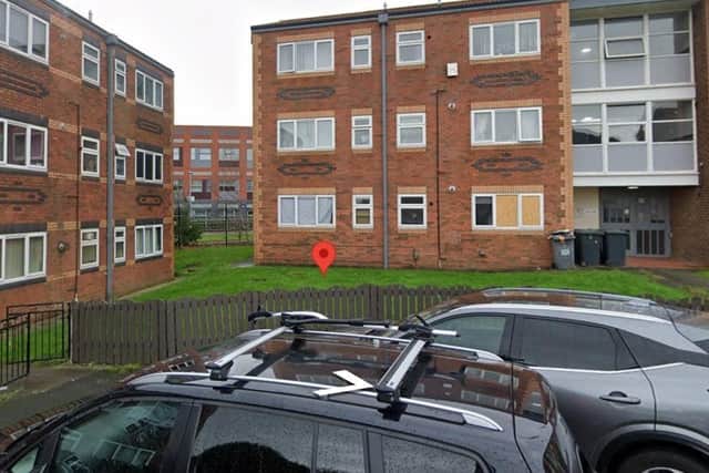 A general view of Greenhey at one of whose flats the trouble has taken place