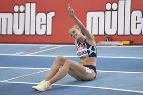 Keely Hodgkinson is the fastest women ever over 600m on an indoor track