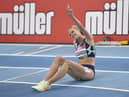 Keely Hodgkinson is the fastest women ever over 600m on an indoor track